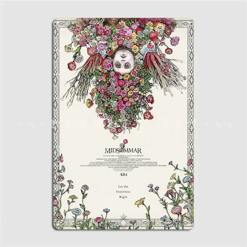 Midsommar Japanese Film Metal Plaque Poster Club Party Club Bar Custom Poster Tin Sign Poster