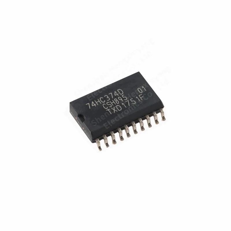 10PCS 74HC374D SOIC-20 653 Eight Channel D-Type Trigger Positive Edge Tri-State Integrated Circuit