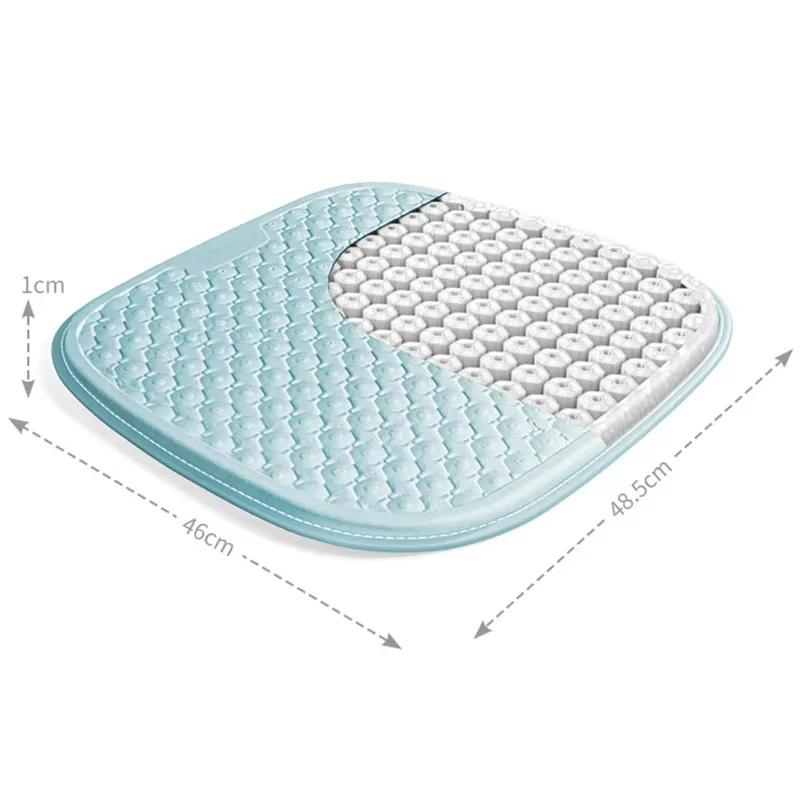 Car Gel Seat Cushion Breathable Honeycomb Cooling Pad Non‑Slip Auto Office Chair Butt Cushion Four Season Protector Mat Pad view 2