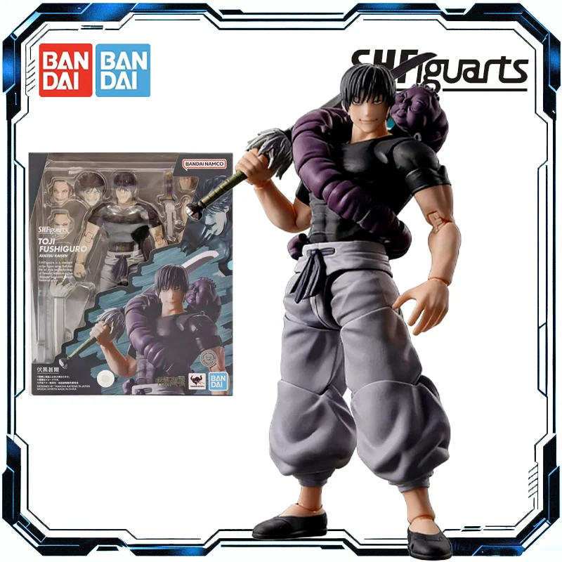 Bandai Originele SHF Jujutsu Kaisen Toji Fushiguro Anime Action Figure Collectible Model Speelgoed Ornamenten Gift Kinderen Kid Jongen