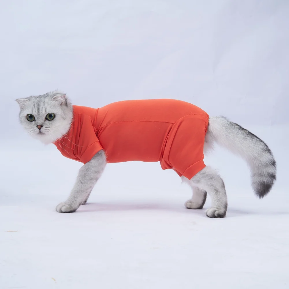 Cat Clothes Anti-licking Sterilization Kitten Surgery Suit Weaning Breathable Puppy Anti-scratch Body Strap Vest Pets Supplies