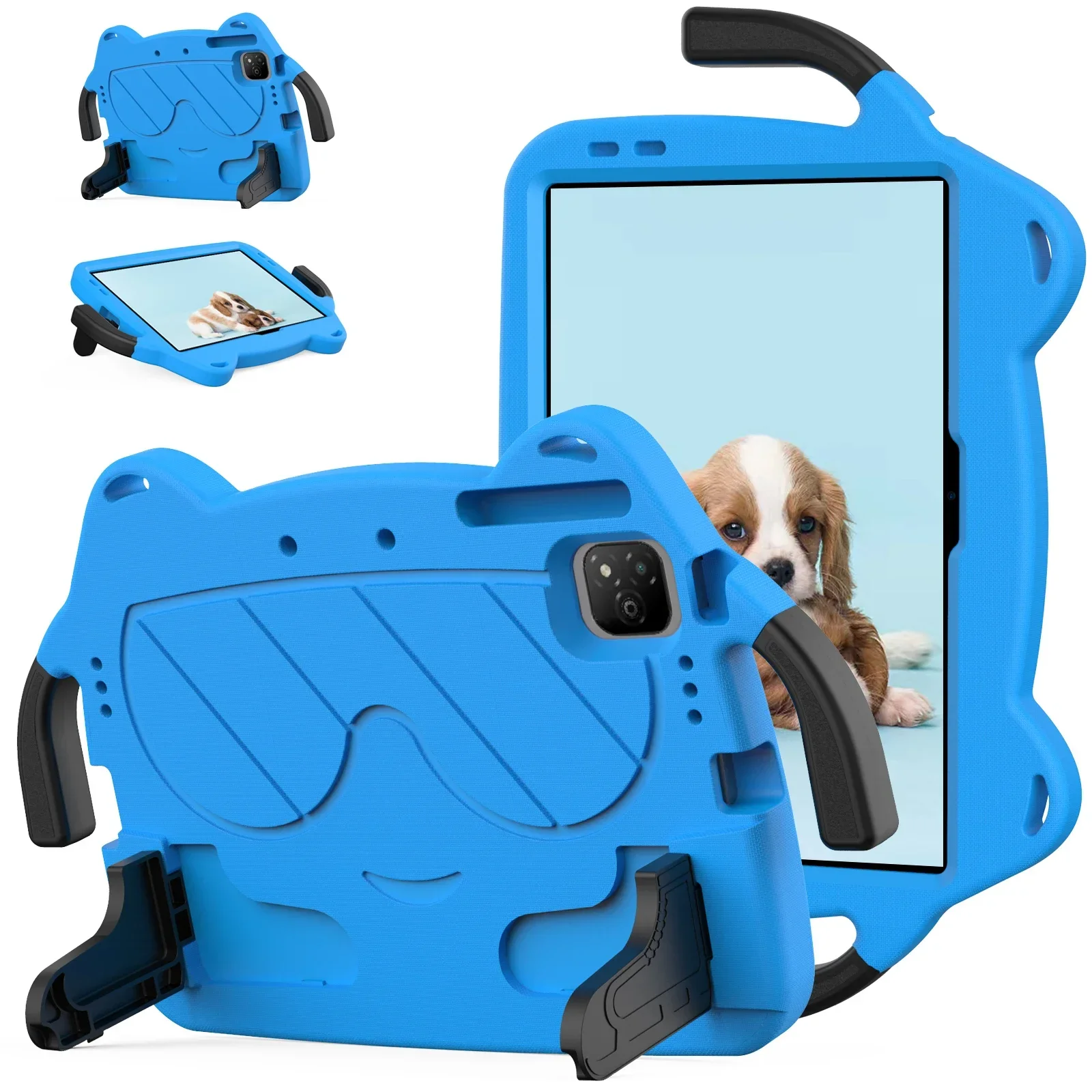 Kids Cute Funda EVA Tablet Case for Infinix Xpad 2024 11 inch Model X1101 Built-in Bracket Cover Shockproof With Hand Holder