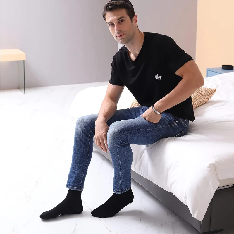 Kaos Kaki Santai Spanyol, Kaos Kaki Menarik, Hadiah Liburan Ayah, Kaos Kaki Santai Setelah Bekerja, Kaos Kaki Anti Selip, Kaos Kaki Mid-Tube Trendi