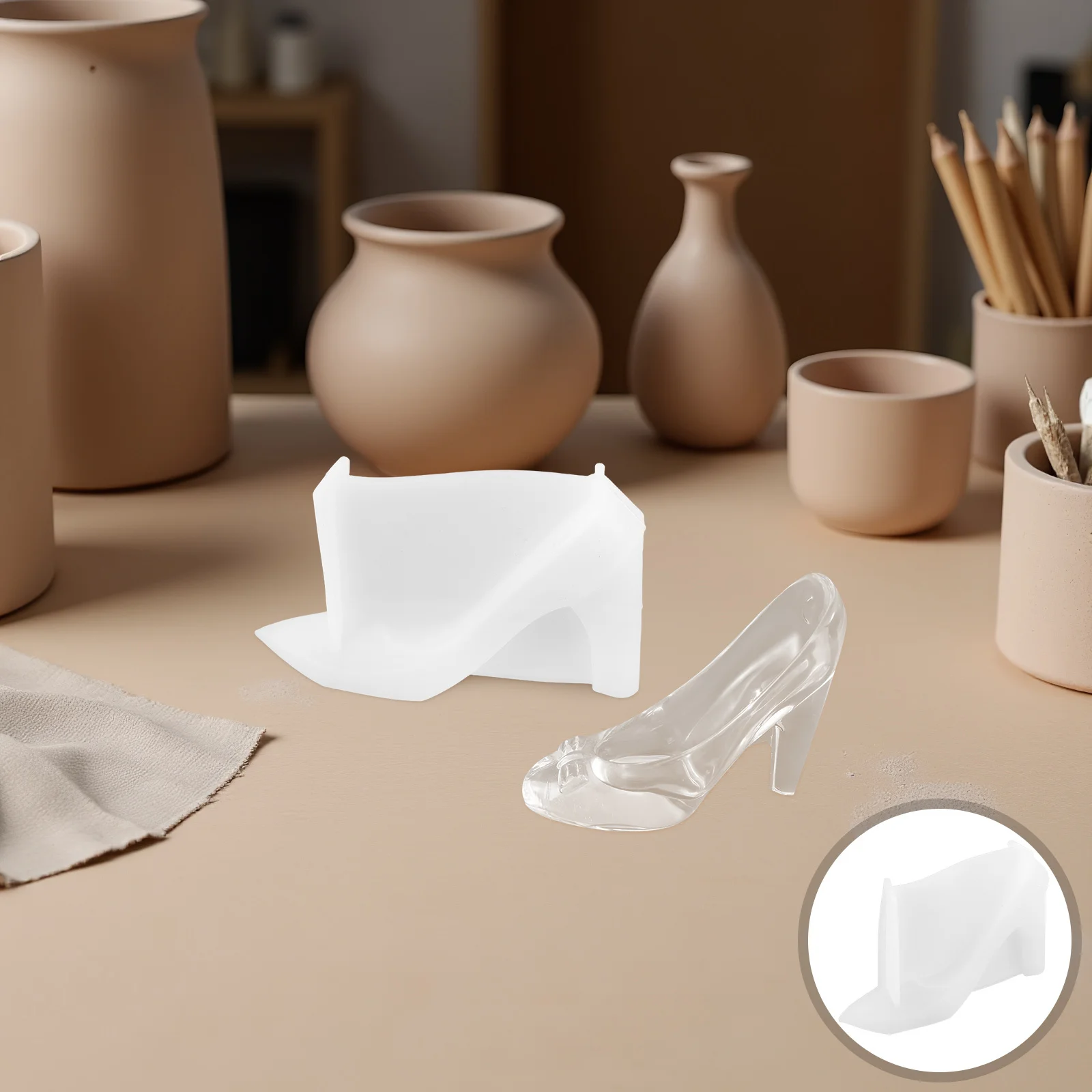 

High Heel Resin Mold Silicone For Jewelry Crafting Diy Epoxy Casting Projects Reusable Small Craft Molds For Resin Art