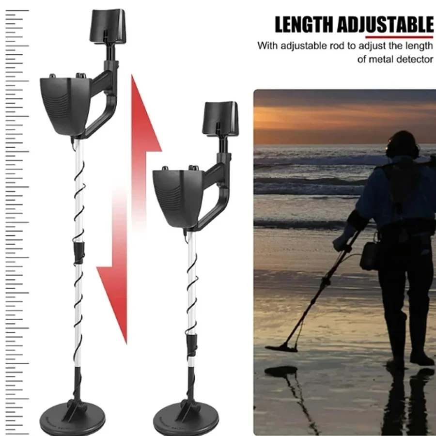 Professional Metal Detector Under Ground MD4030 Outdoor IP68 Waterproof Treasures Gold Detectos Finders Seekers DIY