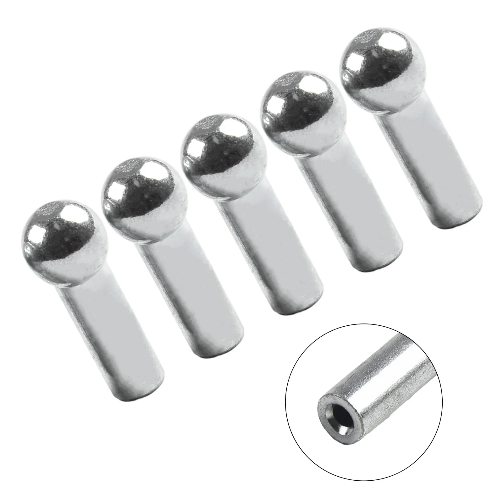 5pcs Cable Ball Terminals Gym Pulley Machine Stopper Cable Ball Terminals Wire Port Joint Parts For Diameter 5mm 6mm Cables