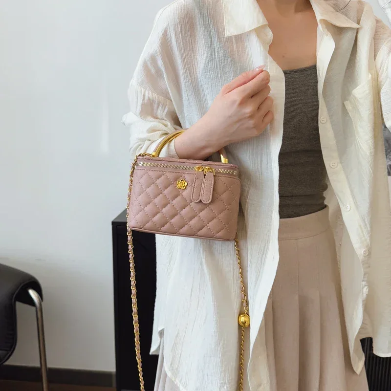 

High End Designer Women Shoulder Bag Luxury Leather Handbag Elegant Crossbody Tote Vintage Classic