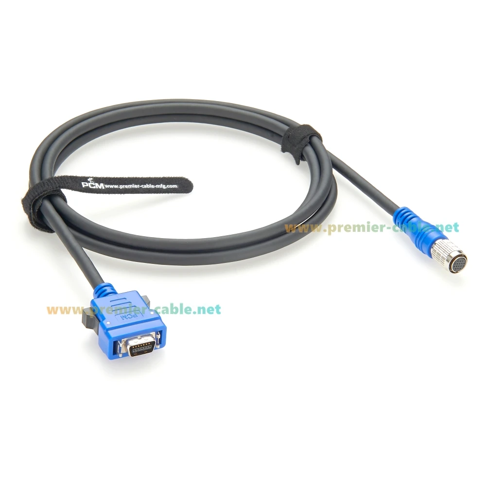 Compatible Keyence CB-A2 CB-A5 CB-A10 Displacement Sensor Head Controller Cable For LK-G5000 Series HPCN 14Pin to HR25-9TP-16S