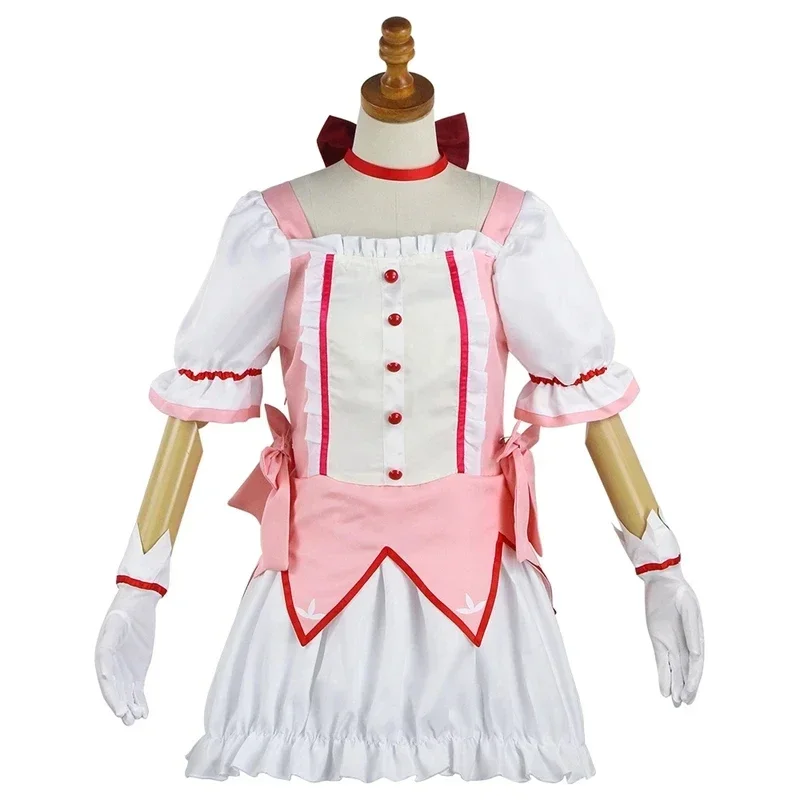 Kostiumy Anime Madoka Magica Cosplay sukienka Vestido Puella Magi kostium na Halloween dla kobiet Lolita Encanto strój sukienka pokojówki