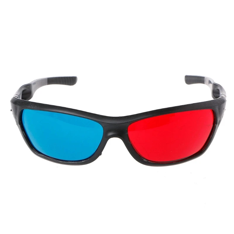 Red-Blue 3D Glasses/Cyan Anaglyph Simple 3D Glasses 3D Movie Game Kits for Various Viewing Demand 3D Movie Glasses