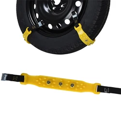 1pcs Car Snow Chains Premium Quality Strong Durable All Season Anti-Skid Car SUV and Pick Up Patterned Tire Chains