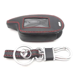Genuine Leather Key Case for Scher-Khan Magicar 7 8 9 10 11 101 Scher-Khan Keychain Jaguar EZ-FOUR EZ-4 KGB MX-9 MX9 Cover Bag
