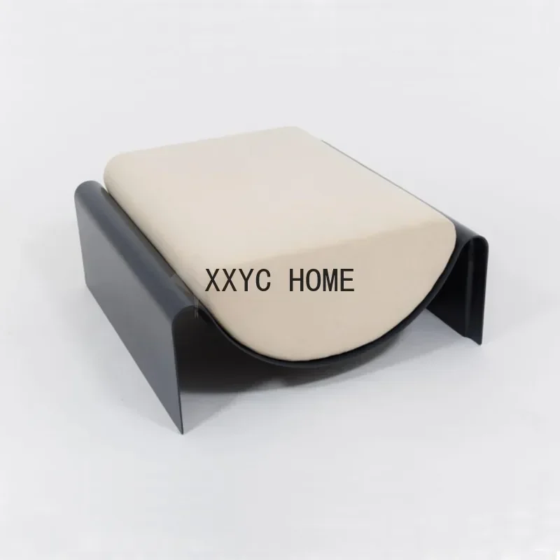 Sgabello per divano artistico creativo in metallo Soggiorno semplice Sgabello basso per il tempo libero Sgabello per cambio scarpe per guardaroba