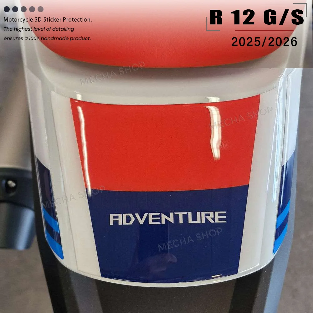 

For R 12 G/S Accessories R12G/S 2025-2026 3D Resin Sticker Motorcycle Tail Corner Protection