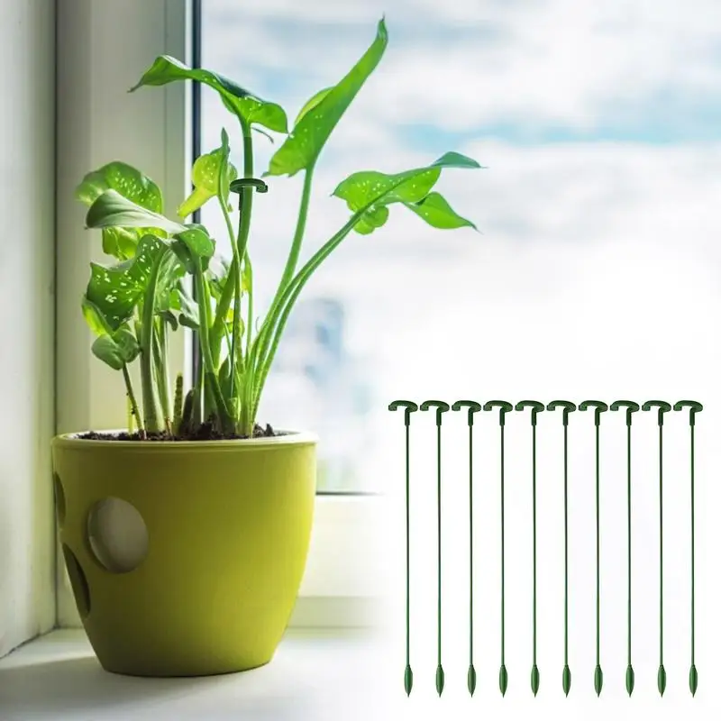 

Plant Sticks Support Stake Outdoor Plant Care Support Stakes for Indoor and Outdoor Plants Plant Cage Support Rings for Tomatoes