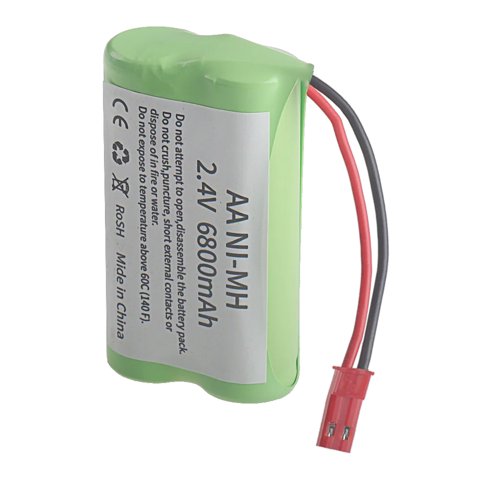 2.4 فولت 6800 مللي أمبير NiMH بطارية SM/JST/Tamiya ل Rc لعب سيارة خزان قطار روبوت قارب بندقية ni-mh AA 2.4 فولت 2400 مللي أمبير بطارية قابلة للشحن