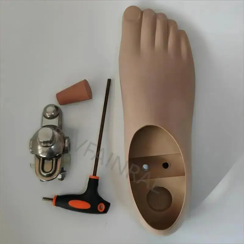 Prosthetic Foot Plate with Double Hole Movable Ankle Polyurethane Residual Limb Leg Replacement Stump Accessory New Style
