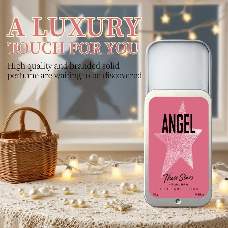 

10g Lasting Solid Balm For Couple Natural Floral Fragrance Release Charming Confidence Pocket Deodorant Business Solid Balm