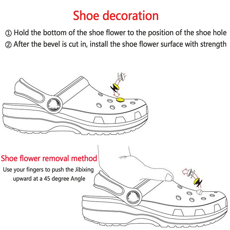 Y2K Shoe Charms DIY Colorful Five-pointed Star Bone Decoration Buckle Lovely Shoe Charm Accessories Kids Party Girls Gift