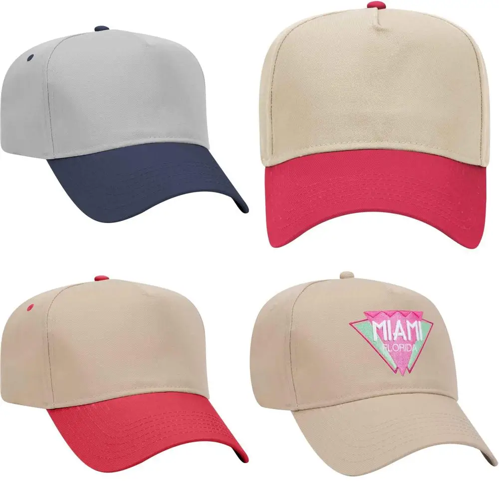 Mid Profile 5-Panel-Baseballkappe im Großhandel, 12er-Pack, hochwertige Kappen für Teams und Veranstaltungen