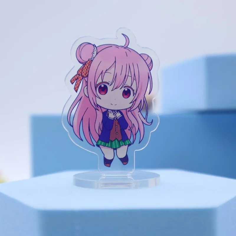 Happy Sugar Life Plate Desk Decor Matsuzaka Satou Standing Koube Shio Collection Ornament Mitsuboshi Taiyo Acrylic Doll Model