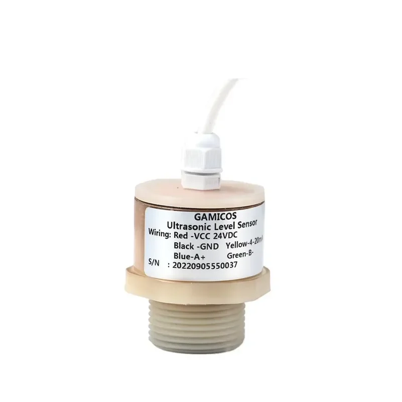 GUT805 Small Size Integrated Type IP68 PVDF Ultrasonic Water Level Sensor