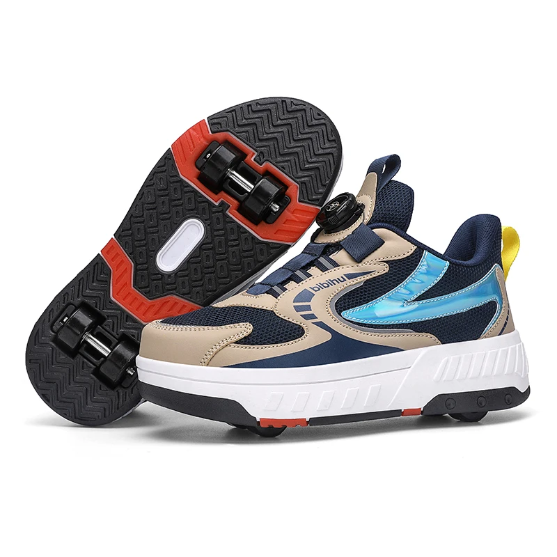 Zapatillas de Skate con ruedas para niños y niñas, zapatos informales para adultos, EUR 28-42, 2023