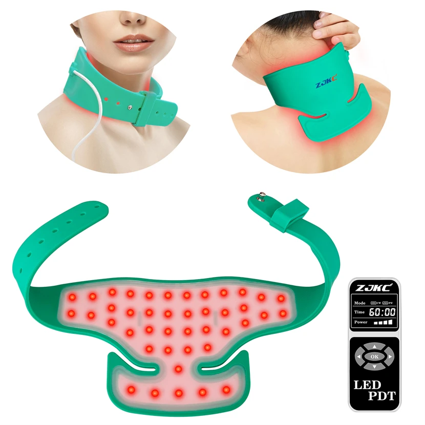 ZJKC Red Light Pad Therapy Neck 660nm 850nm 940nm Led Red Light Therapy Body Wrap for Stiffness of Joints Osteoarthritis