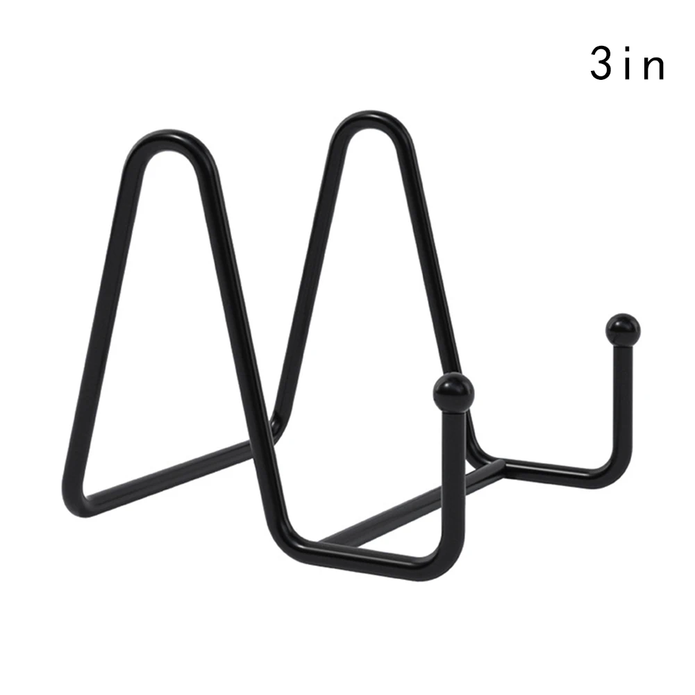 1pcs N-type Plate Holder Decorative Plate Stand Holder Picture Frame Stand Easel Display Stand Coook Book 3/4/6inch High Quality