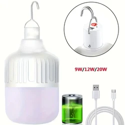 Rechargeable Emergency LED Light Bulb With USB Charging Capable To Recharge Mobile Devices Ideal For Power Outage Tent Camping