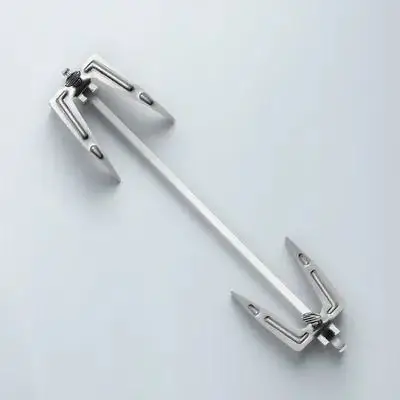 

1pc Stainless Steel Bbq Fork Reusable Dishwasher Safe Meat Roasting Tool For Air Fryer Oven Rotisserie Grill Accessories