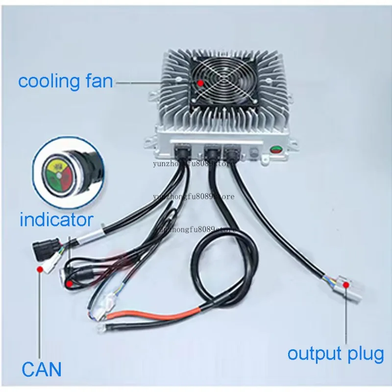 High-power intelligent charger 3.3KW Lithium Battery LifePO4 waterproof charger 36V45A 48V42A 72V40A 96V32A 312V10A