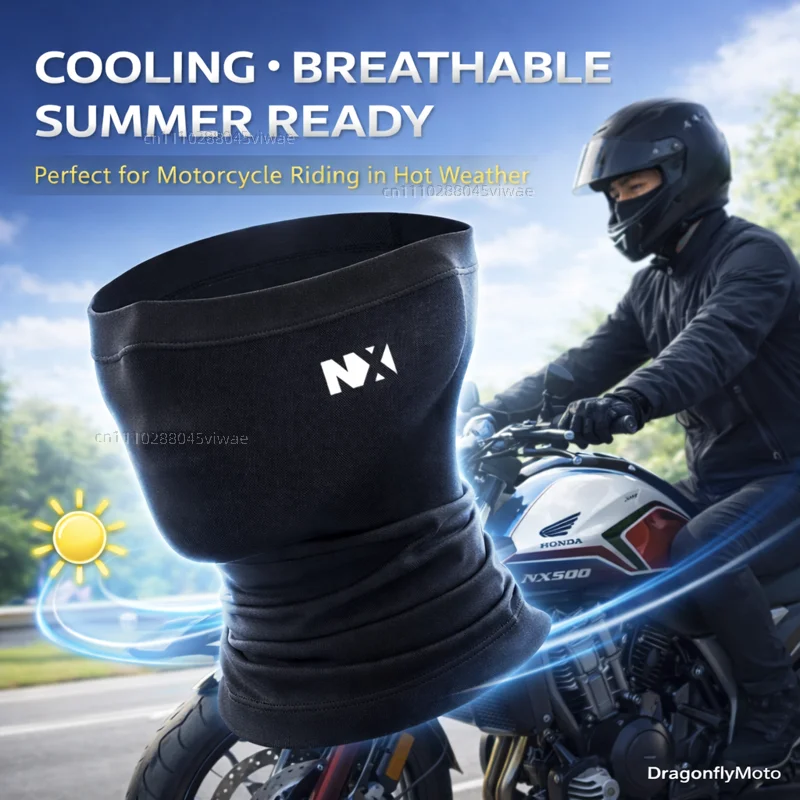 

For HONDA NX400 NX500 NX 400 500 2024-2025 Motorcycle Face Mask Summer Cooling Road Bicycle Balaclava Custom Logo