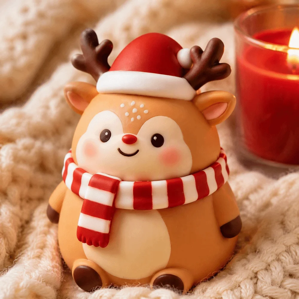 New Soft Squishy Fidget Cute Adorable Stress Relief Anxiety Relief Calming Christmas Squeeze Daily