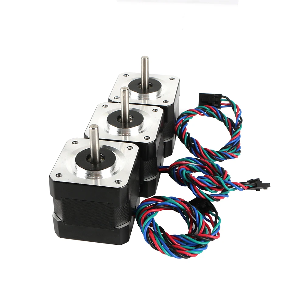 

3D Printer 42 Stepper NEMA17 Motor Extruder Motor X-axis Y-axis 1.8 Degree 1.5A 2 Phase 4 Wires Motor For Prusa i3 MK2 MK3 MK3S