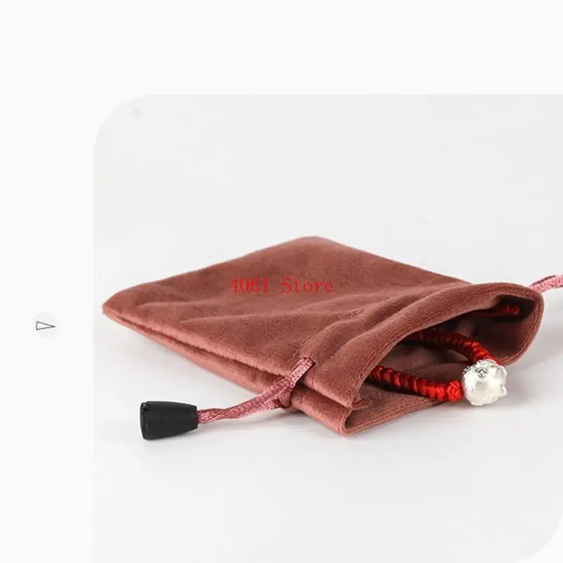 6pcs Package Bag Drawstring Gift Bags Wedding Jewelry Small Packaging Pouches