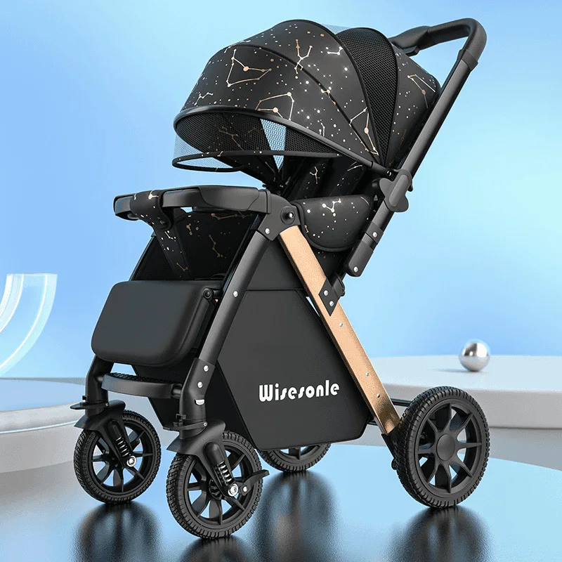 

Fold Baby Stroller, Lightweight Travel Toddler Stroller with One-Click Fold UPF50+ Canopy Cup Holder UV Protected and Waterproof