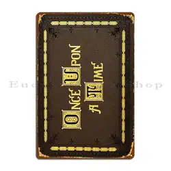 Once Upon A Time Henry S Book Metal Plaque Party Plaques Wall Cave Funny Designer Tin Sign Poster