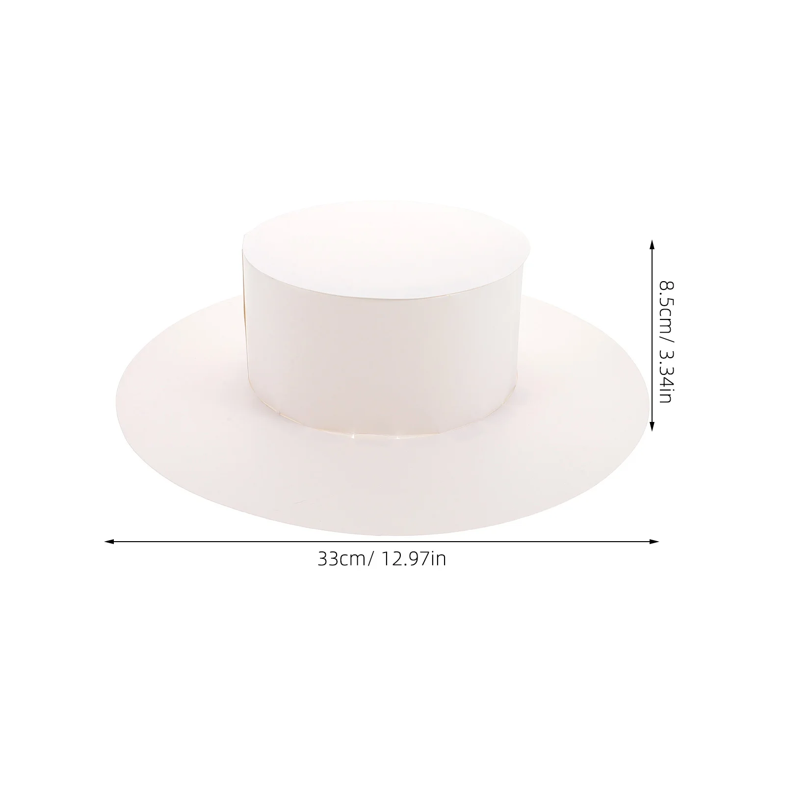 5Pcs DIY Kids Paper Hats for Painting Craft Activities Creative Blank Sun Hats for Children Preschool Art and Family Projects