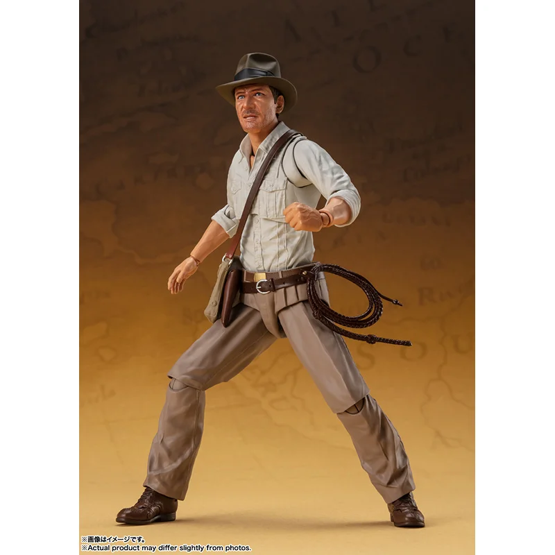 Bandai-Figurine Originale S.H.Figuarts Indiana Jones, Anime, Raiders of the Lost Peripheria, Modèle d'Action, Jouets à Collectionner, Cadeau