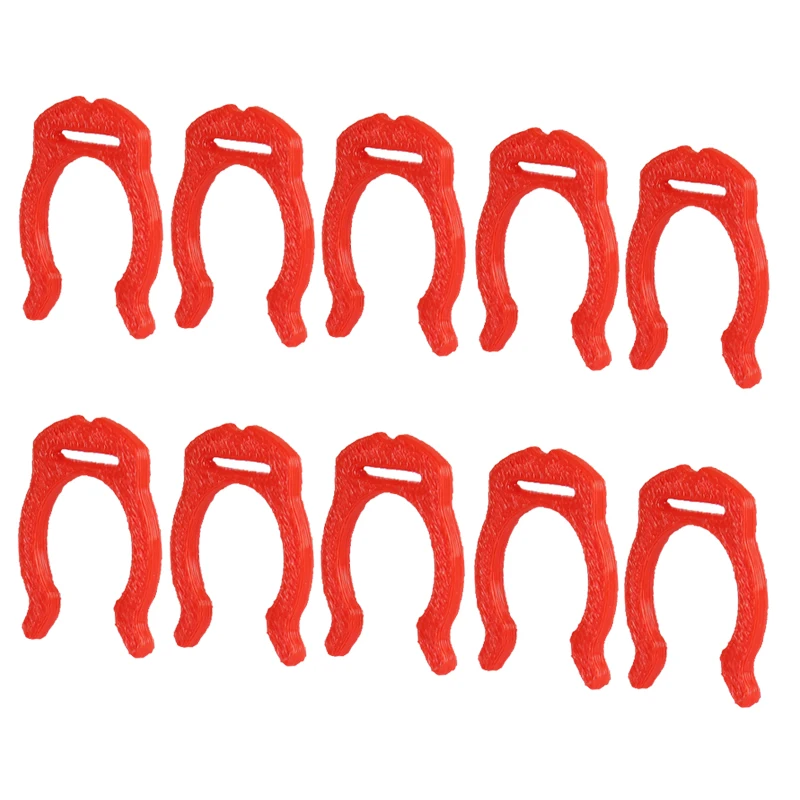 10Pcs 12mm Red Quick Fittings Locking Clip Clamp Reverse Osmosis Aquarium System For John Guest JG Push Campe Water Connector