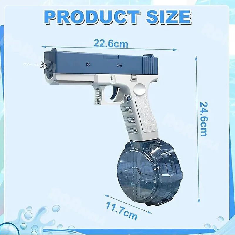 Pistola de agua eléctrica Fel bl para niños, niñas y adultos, juguetes de pistola de agua, regalos ideales para el verano, piscina, playa, juguete de agua al aire libre