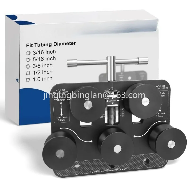 Factory direct pipe straightener, brake line straightener for 3/16 inch - 1.0 inch diameter