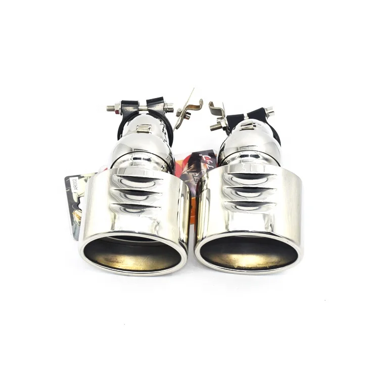 

SYPES Car Exhaust Pipes for Mercedes W211 E200 E240 E260 E280 E350 Stainless Steel Exhaust Tips Performance Muffler Tip OEM