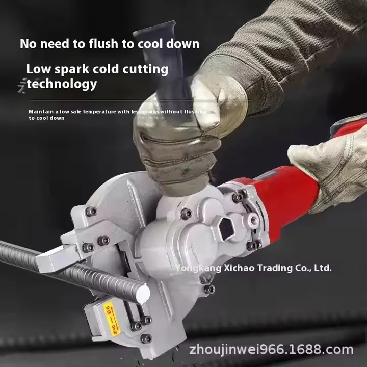 Industrial Grade Handheld Electric Battery Operated Cold Cutting Saw for Metal Steel Bar Angle Steel Channel Angle Iron