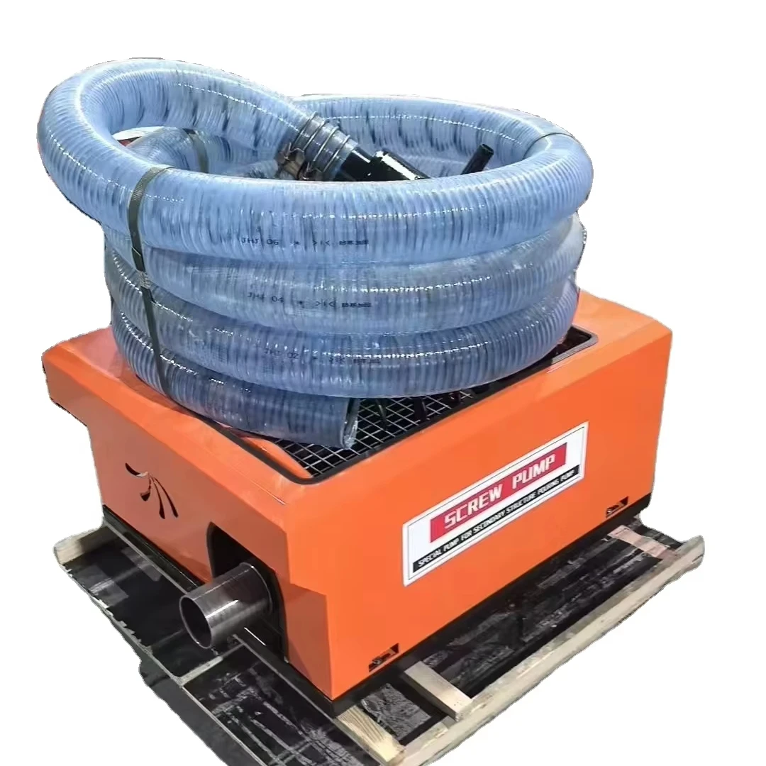 Small Secondary Structure Feeding Machine 110V/ 220V/380V Portable Electric Concrete Transfer Screw Pump Construction Machinery