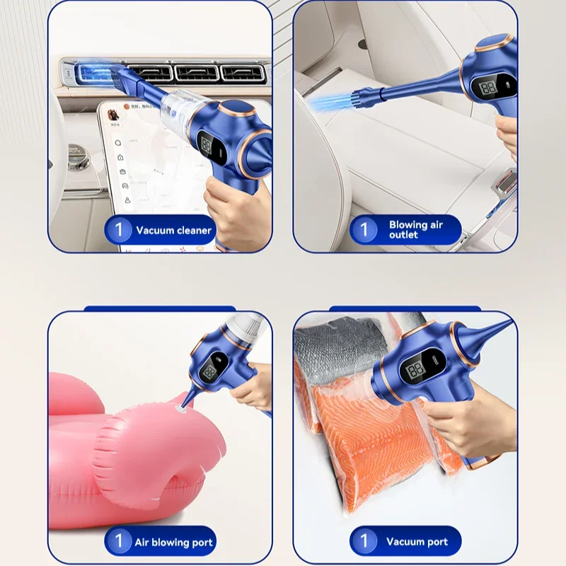 Xiaomi Car Vacuum Cleaner High Power Strong Suction Handheld Vacuum Cleaner Deep Cleaning Dry And Wet Home Car Vacuum Cleaner