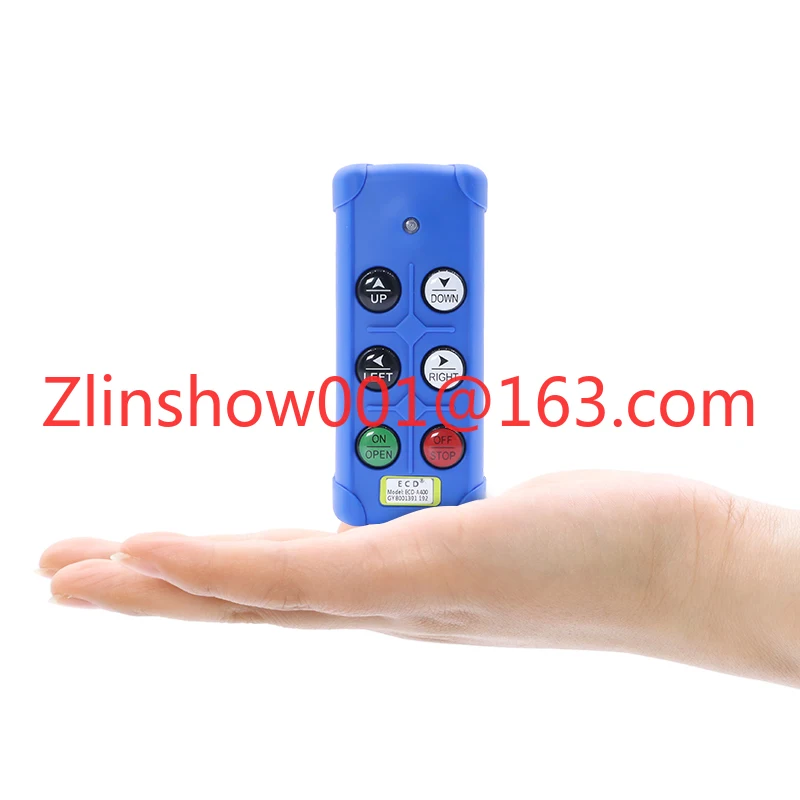 Single Speed 433/868mhz 4 Channels Industrial Radio Smart Remote Control for Crane Pendant Control Station