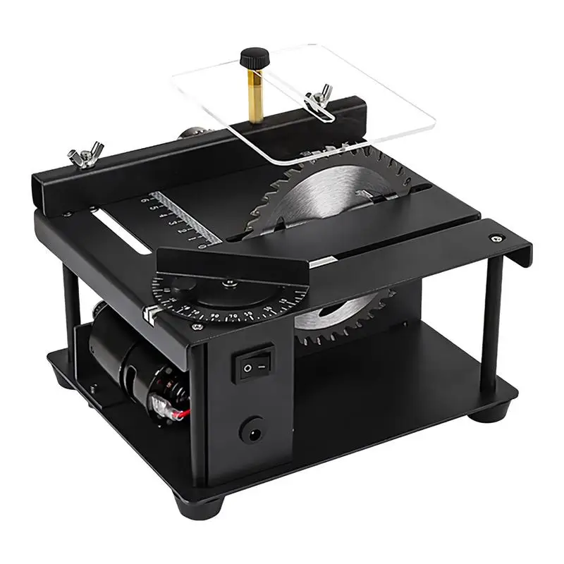 Electric Table Saw Multifunctional Electric Belt Grinder Woodworking And Metal Craft Table Saw With 7 Adjustable Precision Speed