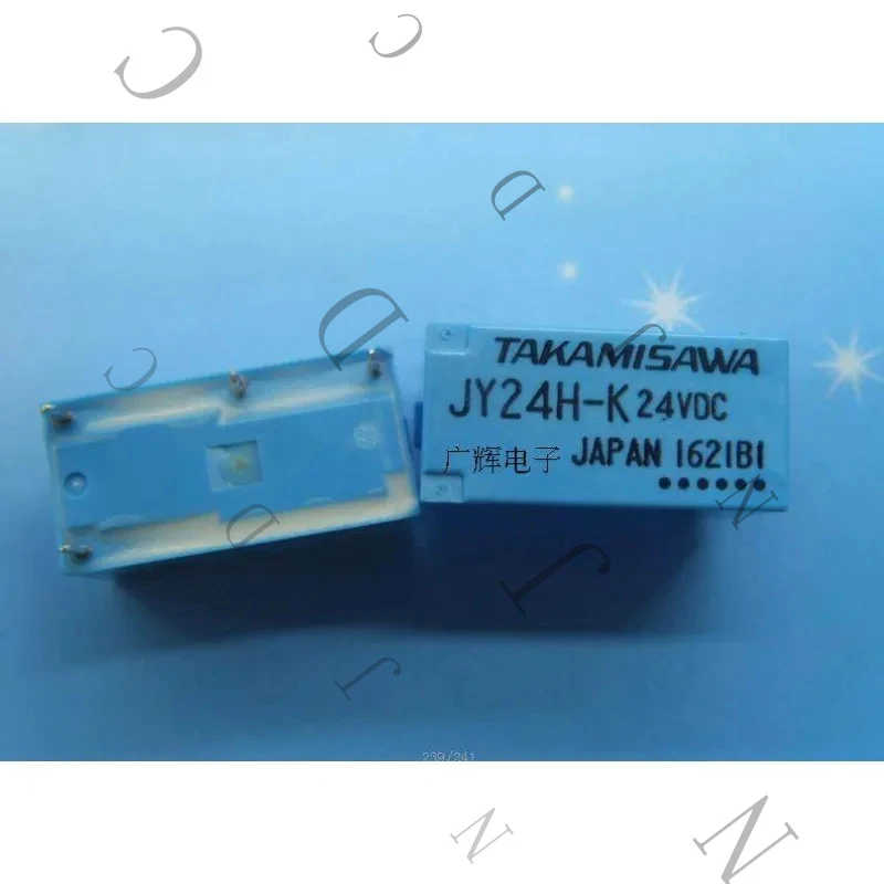 10 PCS JY24H-K Power Relay 24VDC 5A SPST-NO 4-Pin Through Hole Plastic Sealed